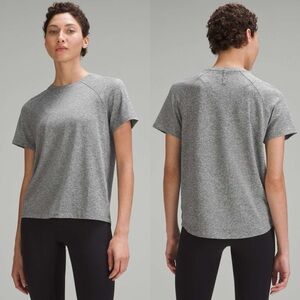 Lululemon License to Train Classic-Fit T- Shirt - Heathered Black SZ 6